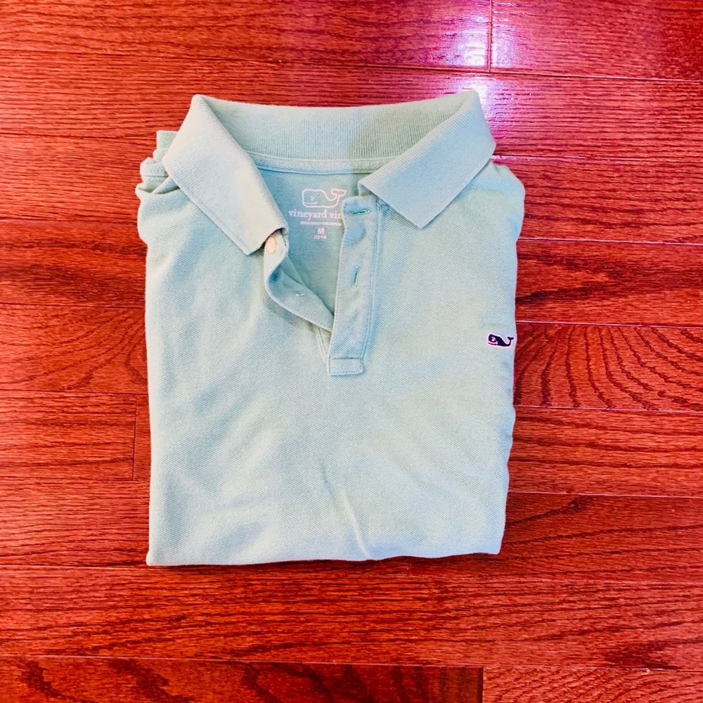 Sea foam Green Vineyard Vines Polo